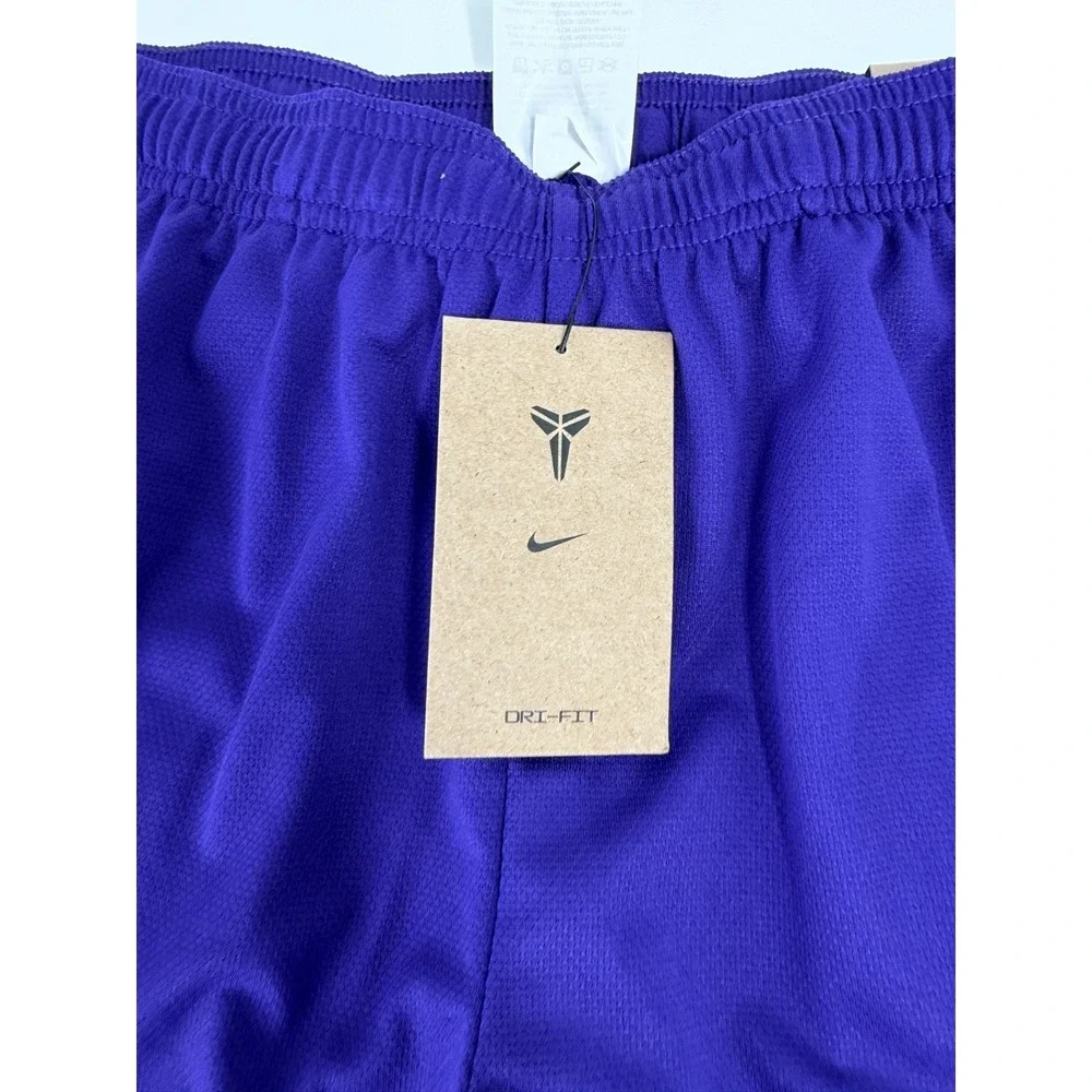 Nike Kobe Lakers Youth Boys Purple Basketball Shorts‎ HJ1005-547 Size XL XLARGE
